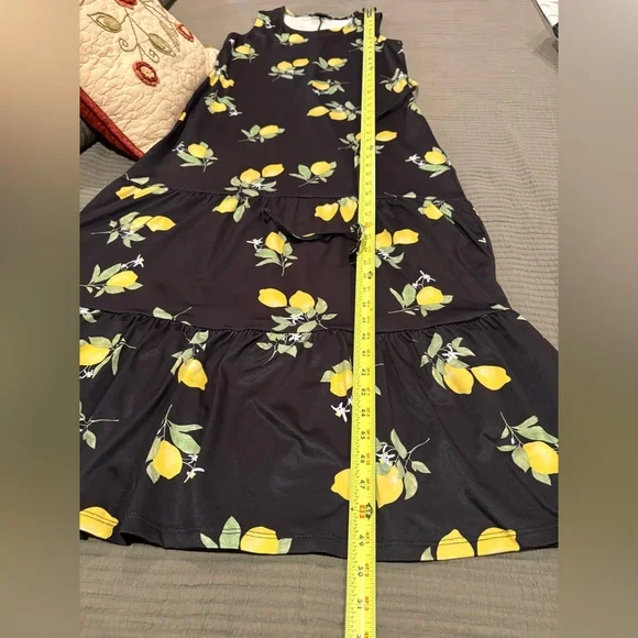 Tash + Sophie Lemon Print Midi Dress size S NWT - Picture 11 of 13